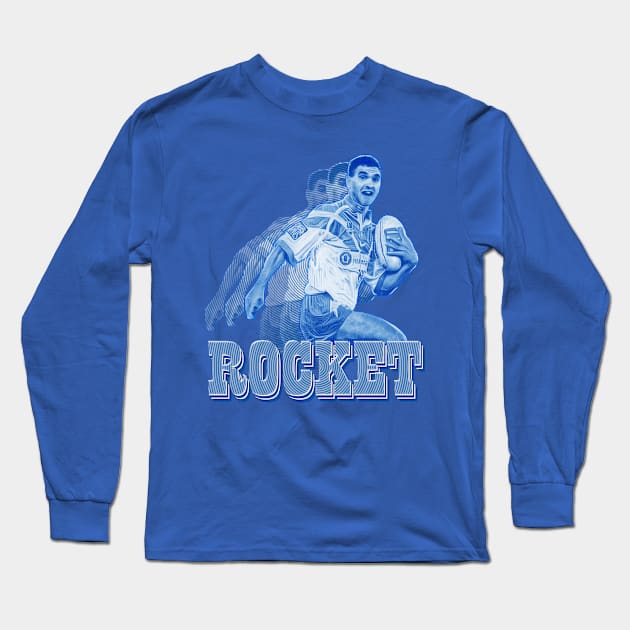 Canterbury Bulldogs - Rod Silva - ROCKET Long Sleeve T-Shirt by OG Ballers